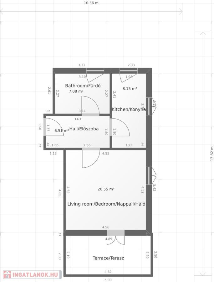Bellevue Apartment With Ac & Heating & Terrace Budapešť Exteriér fotografie